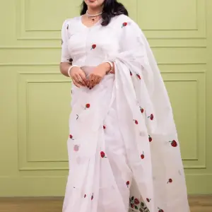 Strawberry Saree